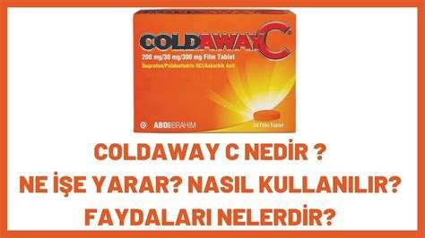 Coldaway C nedir ve ne için kullanılır?