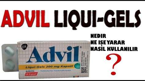 Advil ne için kullanılır?